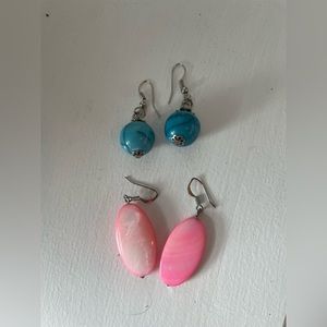 Three pairs of assorted Earrings